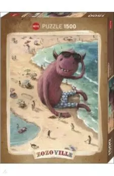 Puzzle-1500 На пляже. Zozoville