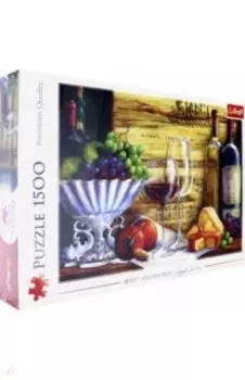 Puzzle-1500. Натюрморт с виноградом (26174)