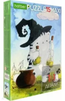 Puzzle-15 MAXI. Приключения кота Пирожка