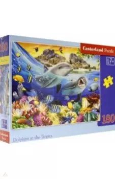 Puzzle-180. Дельфины в тропиках