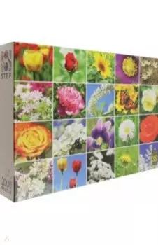 Puzzle-2000 Цветы. Коллаж