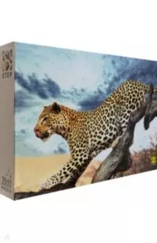 Puzzle-2000 Леопард в дикой природе