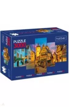 Puzzle-3000 5 в 1 Уголок Европы