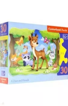Puzzle-30 MIDI. Олененок с друзьями