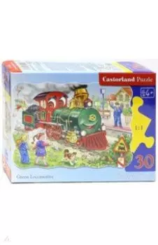 Puzzle-30 MIDI. Зеленый локомотив