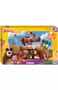 Puzzle-35 maxi Маша и Медведь