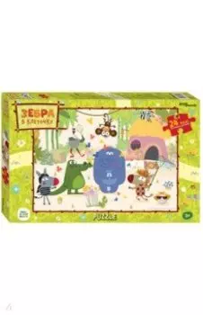 Puzzle-360. Зебра в клеточку