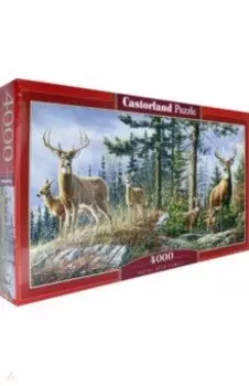 Puzzle-4000 Олени в лесу