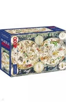 Puzzle-4000 Старинная карта созвездий