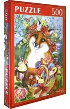 Puzzle-500. Лиса со сладостями