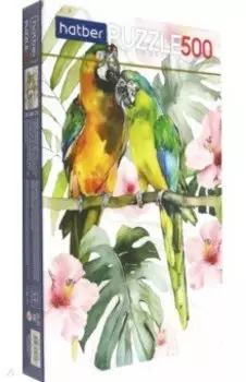 Puzzle-500 Тропические попугаи