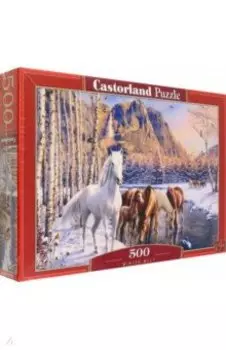 Puzzle-500 Зимний водопой