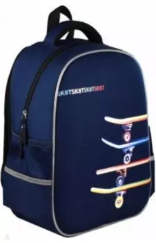 Ранец школьный Скейтборд, полиэстер, 27,5x37,5x14,5 см