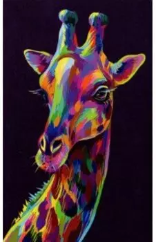 Раскрашивание по номерам Панно Жираф