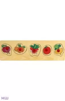 Развивающая деревянная игра "Овощи"