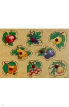 Развивающая деревянная игрушка "Южные фрукты"