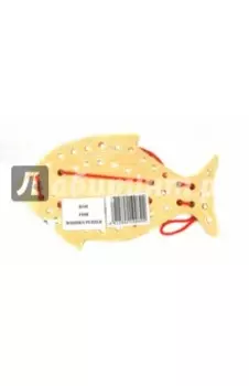 Развивающая деревянная игрушка Рыба