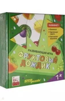 Развивающая игра "Фруктовый дождик. Тримино" (76041)