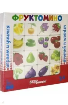 Развивающая игра из дерева "Фруктомино" (89837)