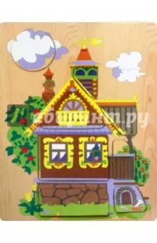 Развивающая рамка "Деревенский дом"