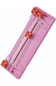 Резак дисковый (роликовый), А4, розовый