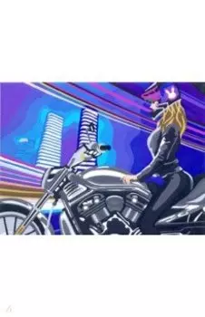 Рисование по номерам (30х40 см). По ночному городу (RL091)