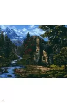 Рисование по номерам Домик лесничего