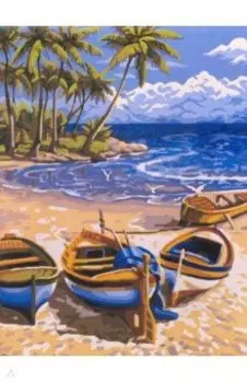 Рисование по номерам "Пристань" (30х40 см) (NB009)