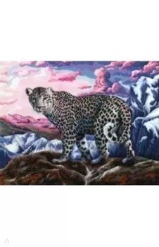Рисование по номерам "Снежный барс", 40х50 см (H088)