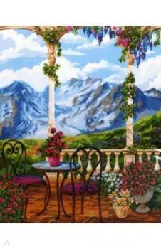 Рисование по номерам "Свидание в Альпах", 40х50 см (А115)