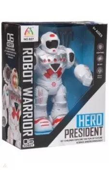 Робот электромеханический Герой, бело-красный