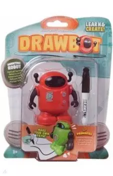 Робот индуктивный Drawbot, красный