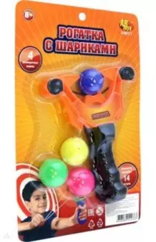 Рогатка с 4 шариками, на блистере