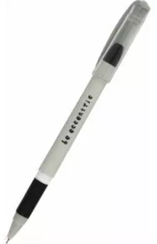 Ручка гелевая Mood. Серый, 0,5 мм., черная