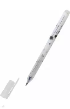 Ручка гелевая UniWrite. Одуванчики, синяя