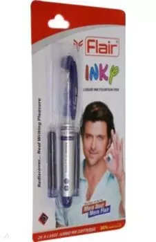 Ручка перьевая синяя "Flair" (F-1105)