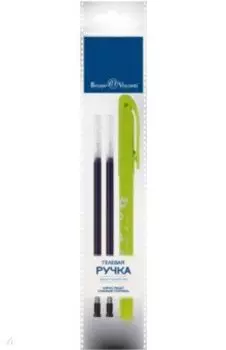 Ручка Пиши-стирай, DeleteWrite Art. Цветочки, синяя, с 2 запасными стержнями