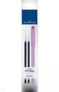 Ручка Пиши-стирай, DeleteWrite Art. Вишня, синяя, с 2 запасными стержнями
