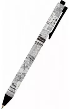 Ручка шариковая автоматическая ArtClick. Газета, синяя