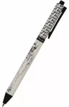 Ручка шариковая автоматическая Человекопес, синяя