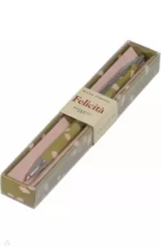 Ручка шариковая автоматическая Felicita. Маки, синяя