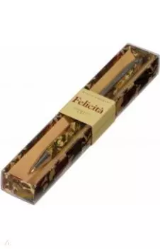 Ручка шариковая автоматическая Felicita. Тропические фрукты, синяя