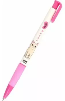 Ручка шариковая автоматическая Naong Persian, 0,38 мм., розовая
