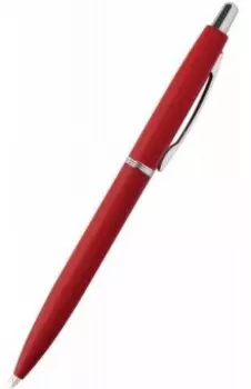 Ручка шариковая автоматическая San Remo, синяя, цвет корпуса красный, в футляре, 1 мм