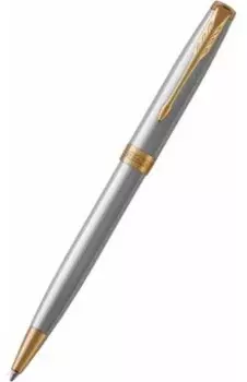 Ручка шариковая автоматическая Sonnet Stainless Steel GT, черная