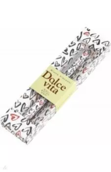 Ручка шариковая "DV. Сердечки Красные, Черные" (0.7 мм, синяя) (20-0252/05)