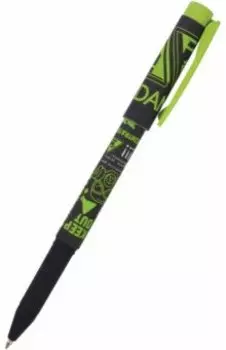 Ручка шариковая Едкое вещество, синяя