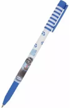 Ручка шариковая Енот-морячок, синяя