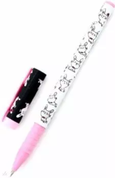 Ручка шариковая FunWrite. Очаровательные зайчата, синяя