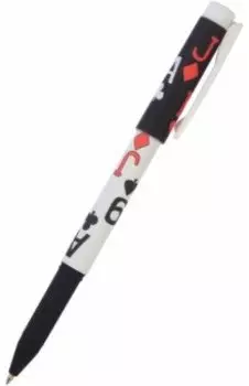 Ручка шариковая Игры. Карты, синяя